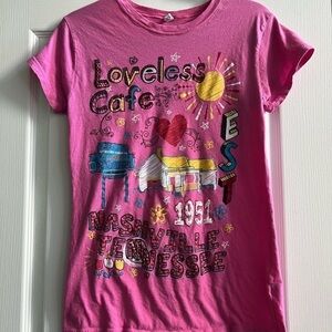 Women’s Loveless Cafe Nashville Tennessee short sleeve T shirt. Size Large